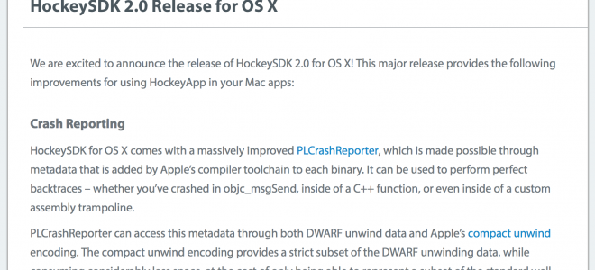 HockeyApp 2.0: ένα SDK update για Mac προγραμματιστές 